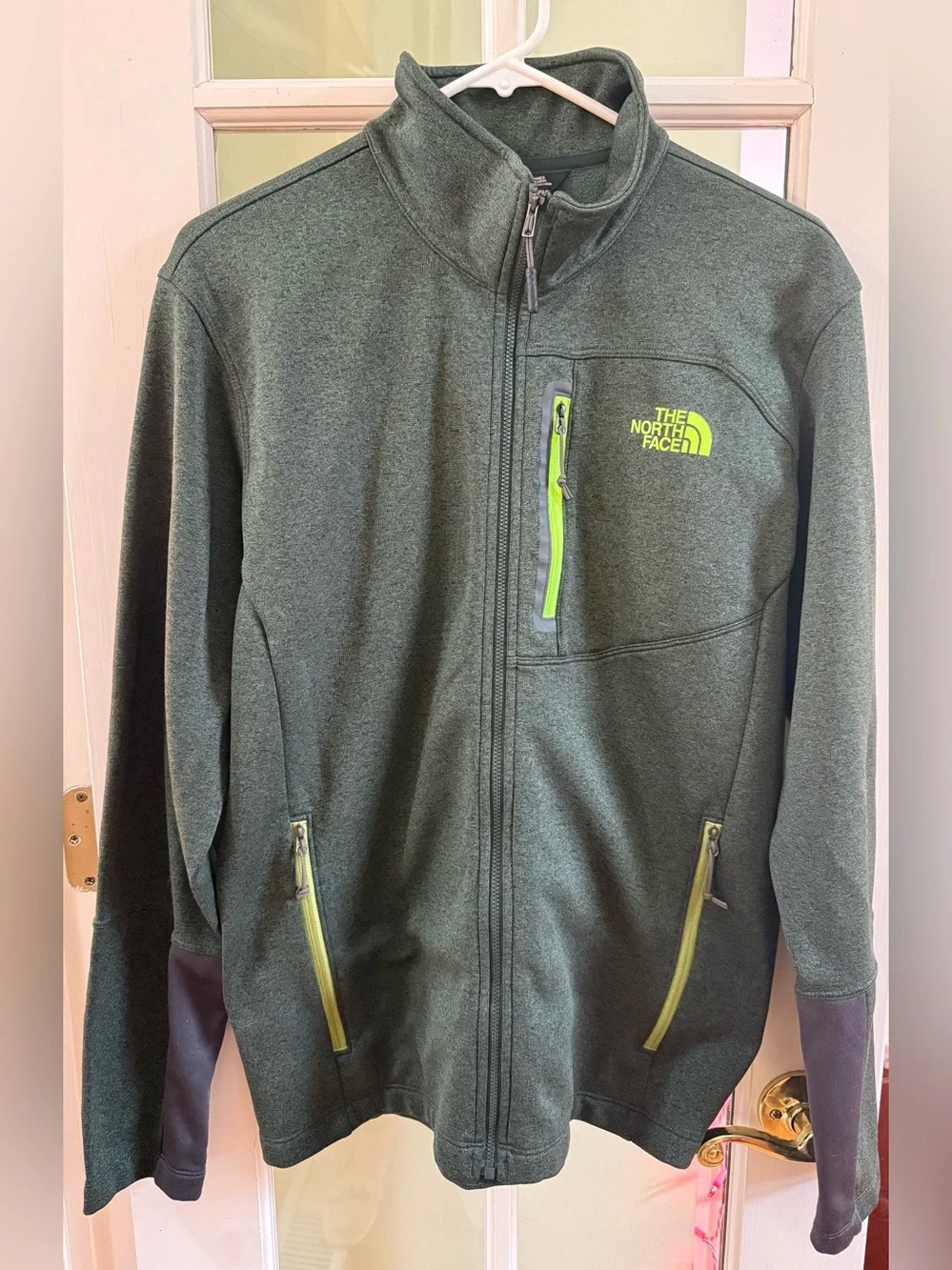 The North Face Men’s Canyonland Dark Green Full-Zip Jacket Size Medium